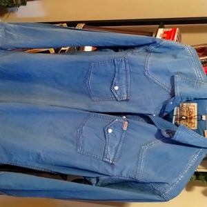 Men's Rafter C denim patterned shirt
